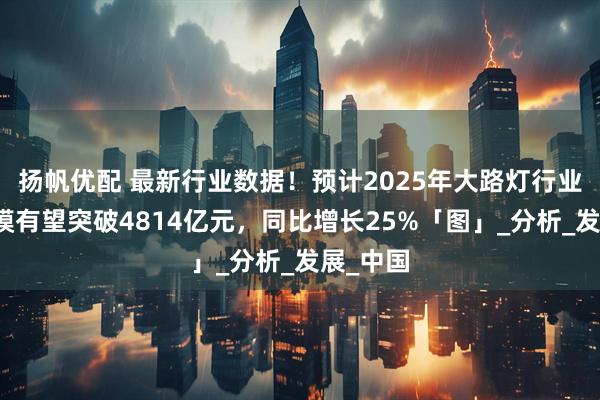 扬帆优配 最新行业数据！预计2025年大路灯行业市场规模有望突破4814亿元，同比增长25%「图」_分析_发展_中国