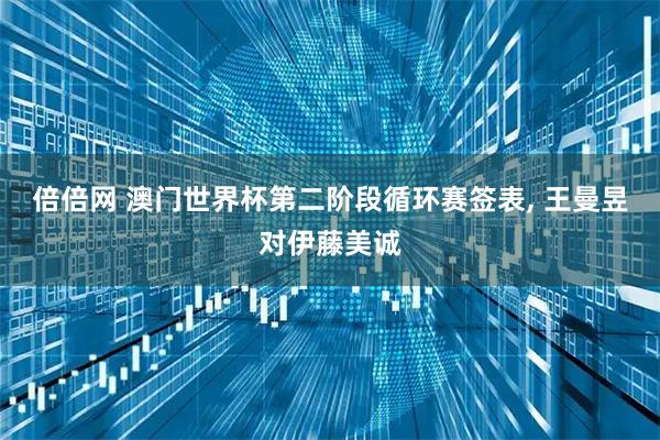 倍倍网 澳门世界杯第二阶段循环赛签表, 王曼昱对伊藤美诚